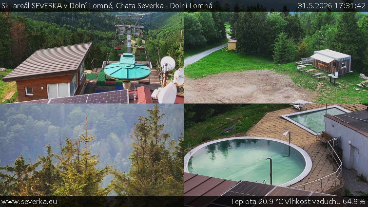 Ski areál SEVERKA v Dolní Lomné - Chata Severka - Dolní Lomná - 31.5.2026 v 17:31