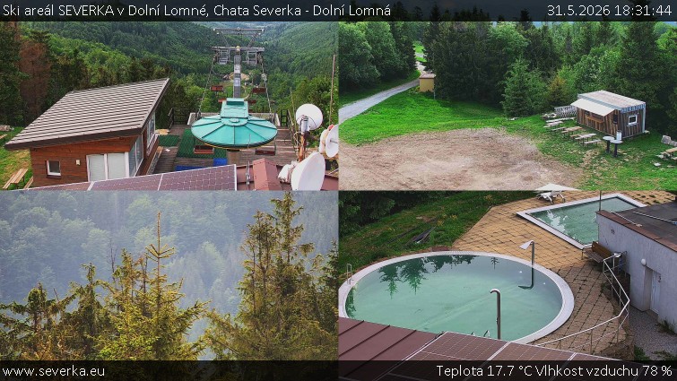 Ski areál SEVERKA v Dolní Lomné - Chata Severka - Dolní Lomná - 31.5.2026 v 18:31