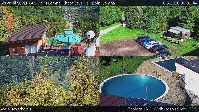 Ski areál SEVERKA v Dolní Lomné - Chata Severka - Dolní Lomná - 6.6.2026 v 08:31