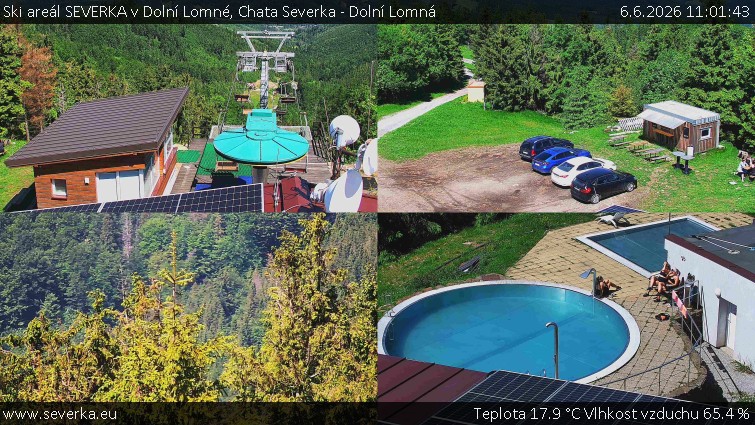 Ski areál SEVERKA v Dolní Lomné - Chata Severka - Dolní Lomná - 6.6.2026 v 11:01