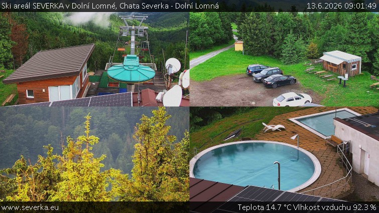 Ski areál SEVERKA v Dolní Lomné - Chata Severka - Dolní Lomná - 13.6.2026 v 09:01