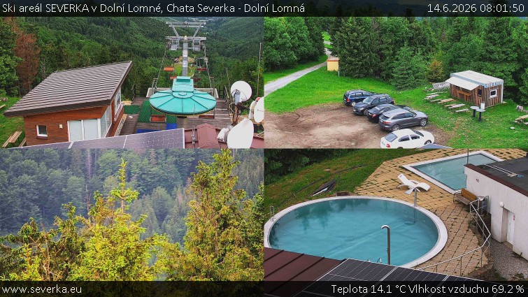 Ski areál SEVERKA v Dolní Lomné - Chata Severka - Dolní Lomná - 14.6.2026 v 08:01