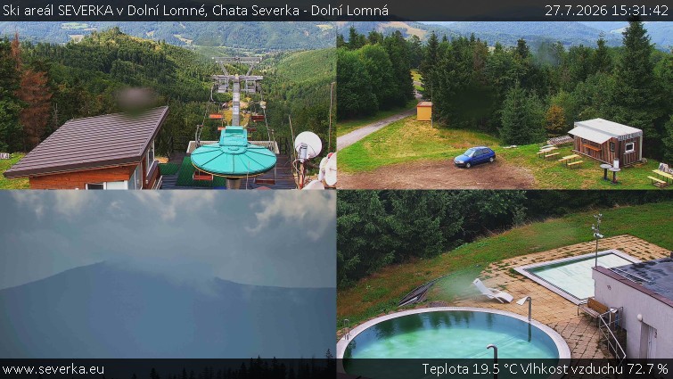 Ski areál SEVERKA v Dolní Lomné - Chata Severka - Dolní Lomná - 27.7.2026 v 15:31