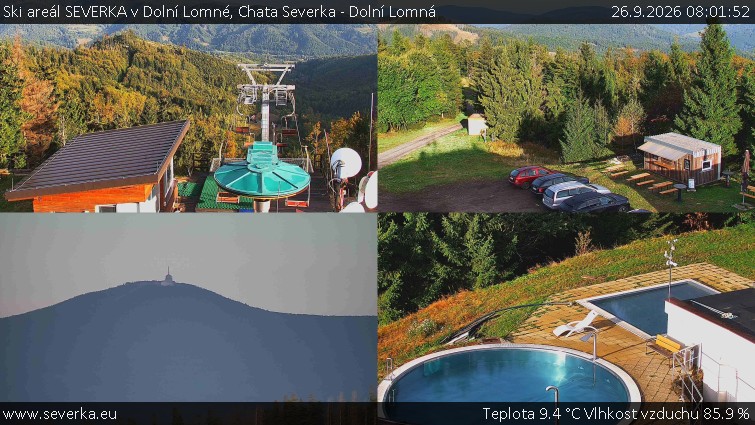 Ski areál SEVERKA v Dolní Lomné - Chata Severka - Dolní Lomná - 26.9.2026 v 08:01