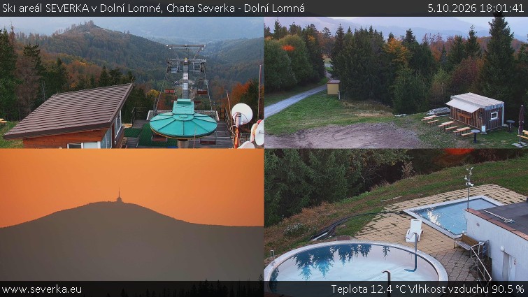 Ski areál SEVERKA v Dolní Lomné - Chata Severka - Dolní Lomná - 5.10.2026 v 18:01