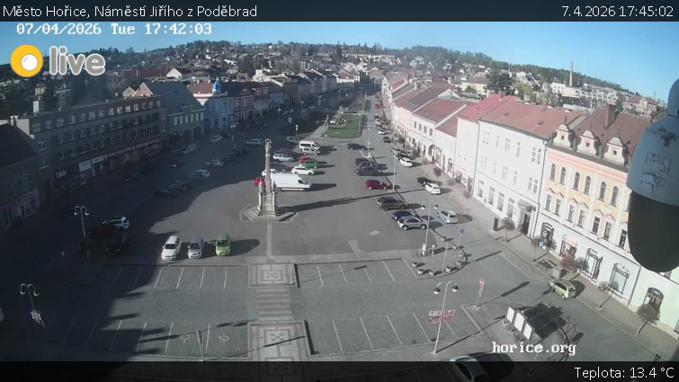 Město Hořice - Náměstí Jiřího z Poděbrad - 7.4.2026 v 17:45