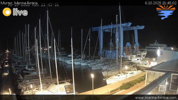 Murter - Marina Betina - 6.10.2025 v 21:45