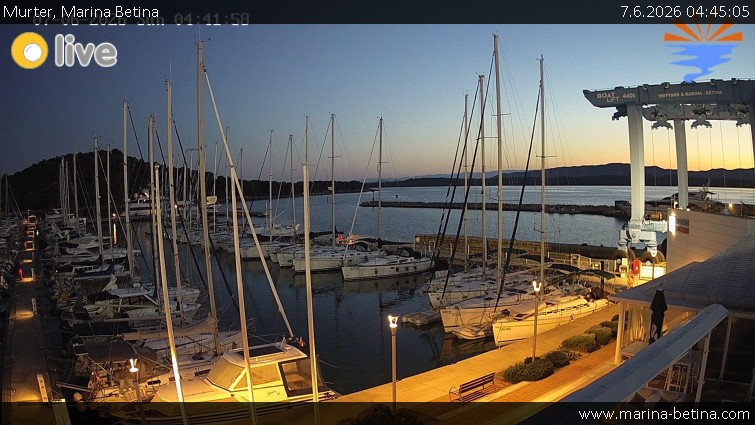 Murter - Marina Betina - 7.6.2026 v 04:45