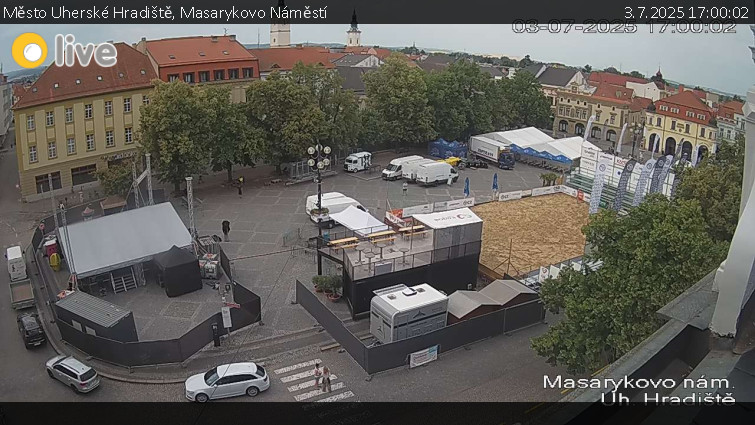 Město Uherské Hradiště - Masarykovo Náměstí - 3.7.2025 v 17:00