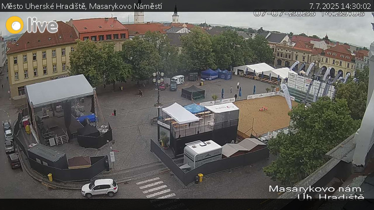 Město Uherské Hradiště - Masarykovo Náměstí - 7.7.2025 v 14:30 Město Uherské Hradiště - Masarykovo Náměstí - 7.7.2025 v 14:30