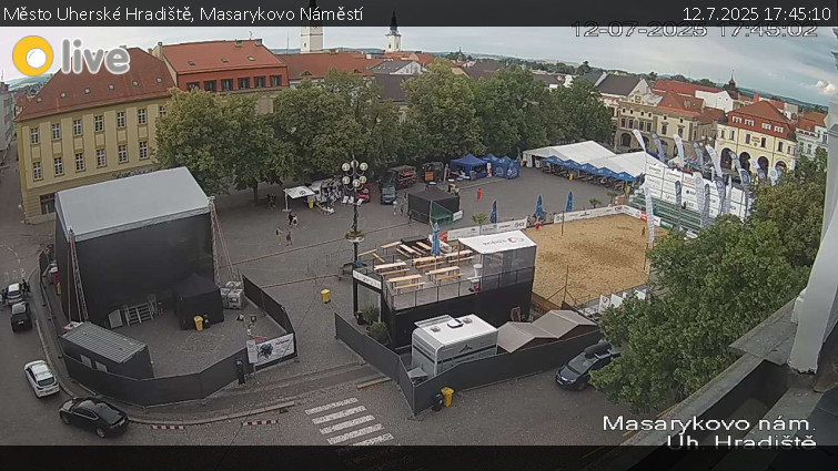 Město Uherské Hradiště - Masarykovo Náměstí - 12.7.2025 v 17:45
