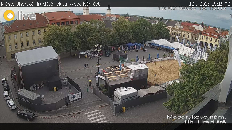 Město Uherské Hradiště - Masarykovo Náměstí - 12.7.2025 v 18:15