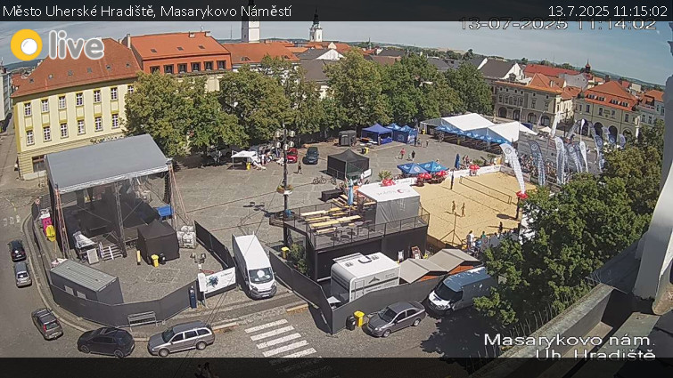 Město Uherské Hradiště - Masarykovo Náměstí - 13.7.2025 v 11:15 Město Uherské Hradiště - Masarykovo Náměstí - 13.7.2025 v 11:15