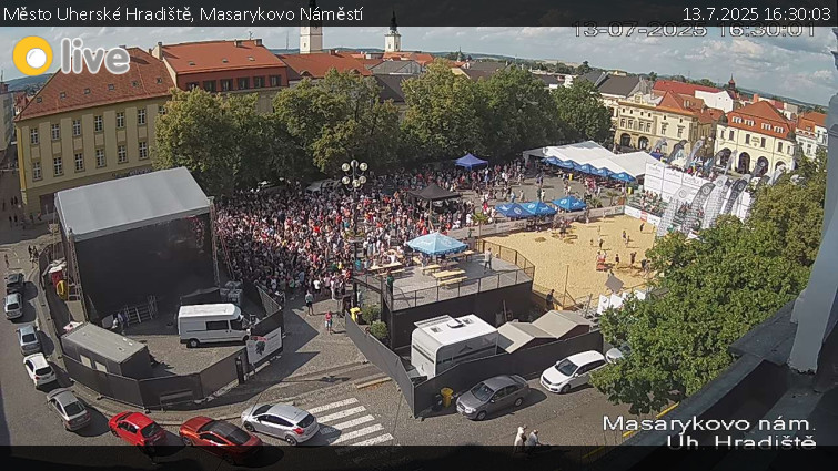 Město Uherské Hradiště - Masarykovo Náměstí - 13.7.2025 v 16:30 Město Uherské Hradiště - Masarykovo Náměstí - 13.7.2025 v 16:30