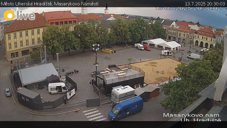 Město Uherské Hradiště - Masarykovo Náměstí - 13.7.2025 v 20:30 Město Uherské Hradiště - Masarykovo Náměstí - 13.7.2025 v 20:30
