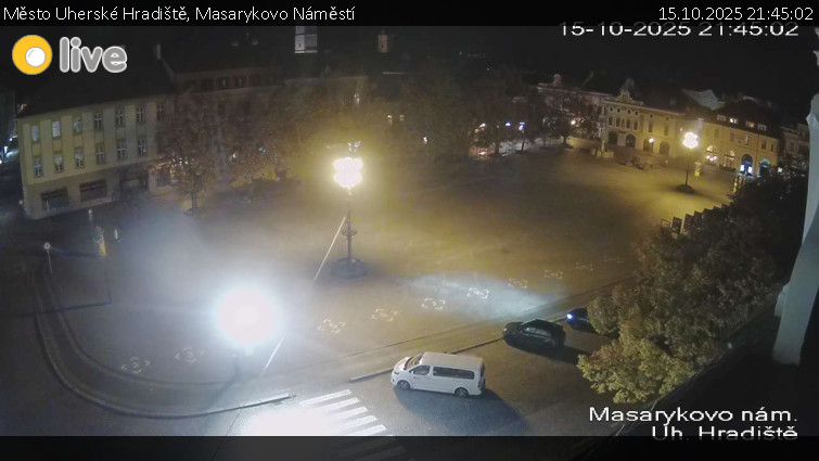 Město Uherské Hradiště - Masarykovo Náměstí - 15.10.2025 v 21:45