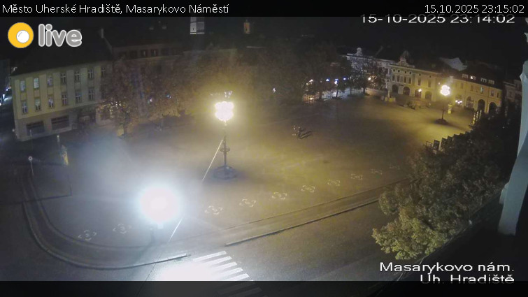 Město Uherské Hradiště - Masarykovo Náměstí - 15.10.2025 v 23:15