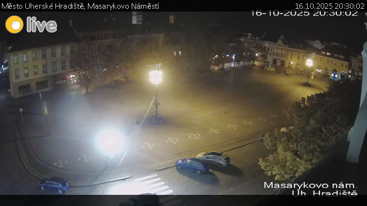 Město Uherské Hradiště - Masarykovo Náměstí - 16.10.2025 v 20:30 Město Uherské Hradiště - Masarykovo Náměstí - 16.10.2025 v 20:30