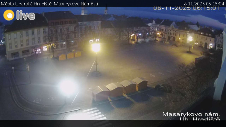 Město Uherské Hradiště - Masarykovo Náměstí - 8.11.2025 v 06:15