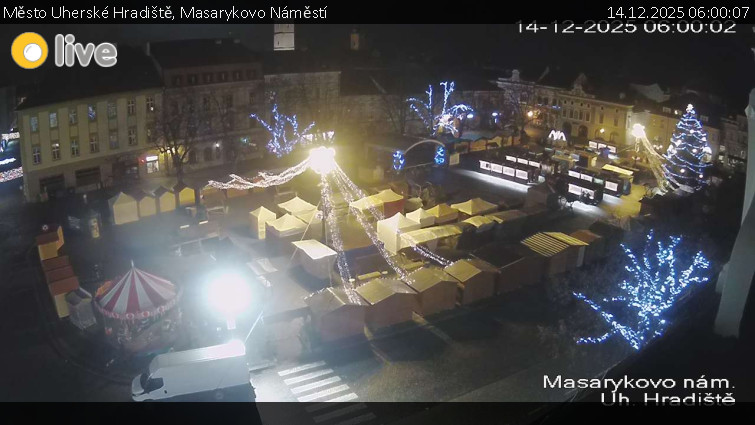 Město Uherské Hradiště - Masarykovo Náměstí - 14.12.2025 v 06:00