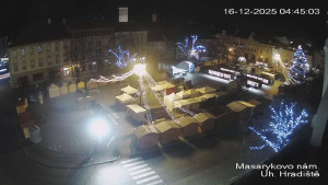 Město Uherské Hradiště - Masarykovo Náměstí - 16.12.2025 v 04:45 Město Uherské Hradiště - Masarykovo Náměstí - 16.12.2025 v 04:45