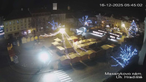 Město Uherské Hradiště - Masarykovo Náměstí - 16.12.2025 v 05:45 Město Uherské Hradiště - Masarykovo Náměstí - 16.12.2025 v 05:45