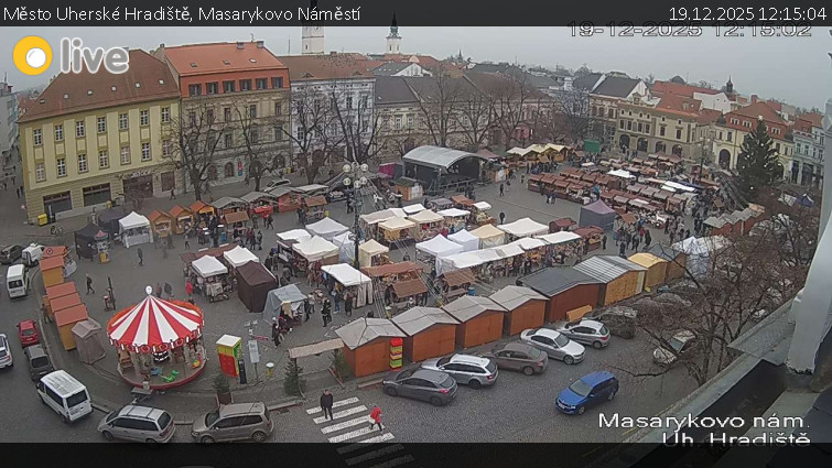 Město Uherské Hradiště - Masarykovo Náměstí - 19.12.2025 v 12:15
