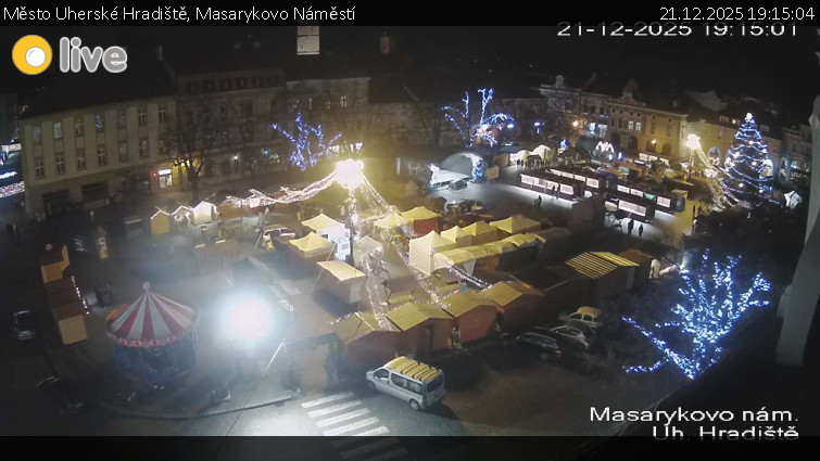 Město Uherské Hradiště - Masarykovo Náměstí - 21.12.2025 v 19:15