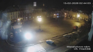 Město Uherské Hradiště - Masarykovo Náměstí - 15.2.2026 v 02:45 Město Uherské Hradiště - Masarykovo Náměstí - 15.2.2026 v 02:45