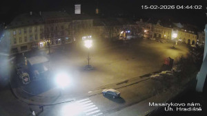 Město Uherské Hradiště - Masarykovo Náměstí - 15.2.2026 v 04:45 Město Uherské Hradiště - Masarykovo Náměstí - 15.2.2026 v 04:45