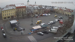Město Uherské Hradiště - Masarykovo Náměstí - 15.2.2026 v 07:15