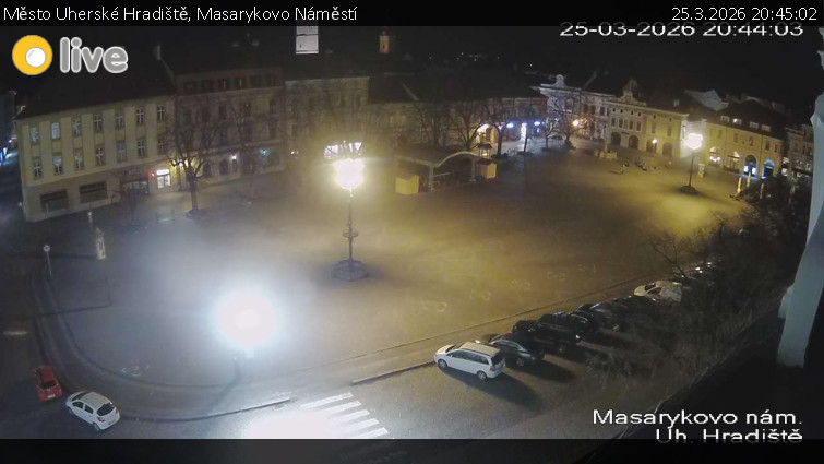 Město Uherské Hradiště - Masarykovo Náměstí - 25.3.2026 v 20:45