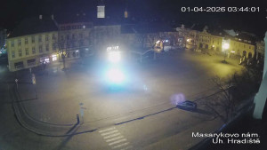 Město Uherské Hradiště - Masarykovo Náměstí - 1.4.2026 v 03:45 Město Uherské Hradiště - Masarykovo Náměstí - 1.4.2026 v 03:45