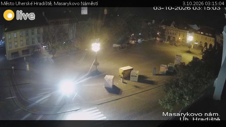 Město Uherské Hradiště - Masarykovo Náměstí - 3.10.2026 v 03:15