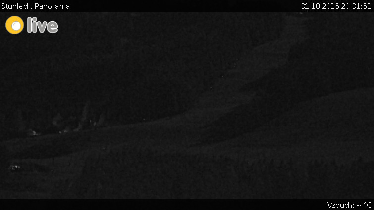 Stuhleck - Panorama - 31.10.2025 v 20:31 Stuhleck - Panorama - 31.10.2025 v 20:31