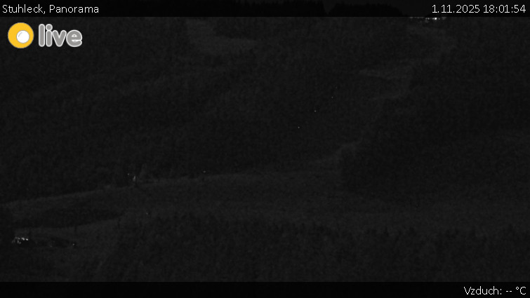 Stuhleck - Panorama - 1.11.2025 v 18:01 Stuhleck - Panorama - 1.11.2025 v 18:01