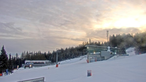 Stuhleck - Stuhleckbahn Bergstation - 30.1.2026 v 07:45