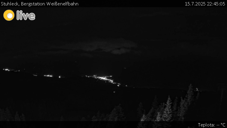 Stuhleck - Bergstation Weißenelfbahn - 15.7.2025 v 22:45 Stuhleck - Bergstation Weißenelfbahn - 15.7.2025 v 22:45