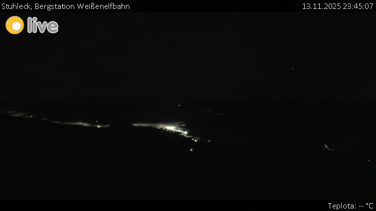 Stuhleck - Bergstation Weißenelfbahn - 13.11.2025 v 23:45