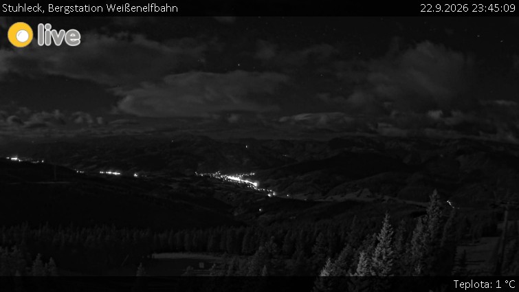 Stuhleck - Bergstation Weißenelfbahn - 22.9.2026 v 23:45