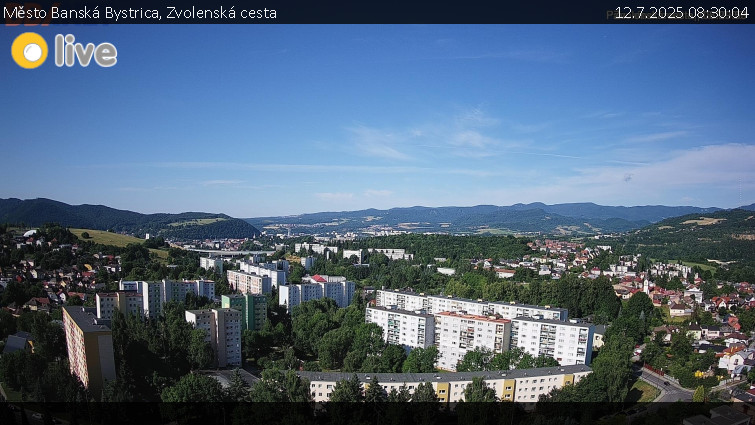 Město Banská Bystrica - Zvolenská cesta - 12.7.2025 v 08:30 Město Banská Bystrica - Zvolenská cesta - 12.7.2025 v 08:30