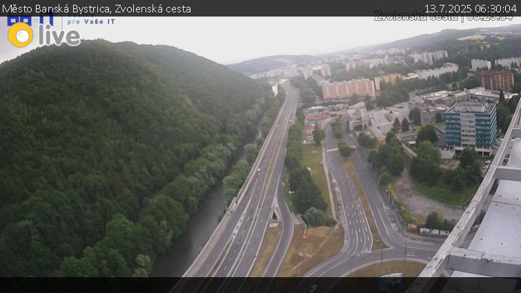 Město Banská Bystrica - Zvolenská cesta - 13.7.2025 v 06:30 Město Banská Bystrica - Zvolenská cesta - 13.7.2025 v 06:30