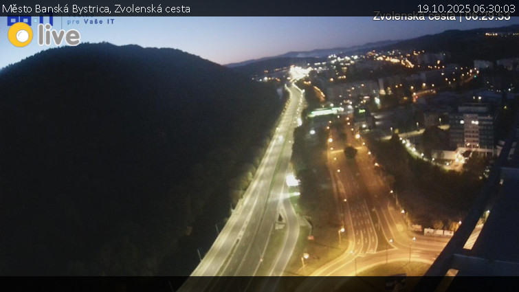 Město Banská Bystrica - Zvolenská cesta - 19.10.2025 v 06:30 Město Banská Bystrica - Zvolenská cesta - 19.10.2025 v 06:30