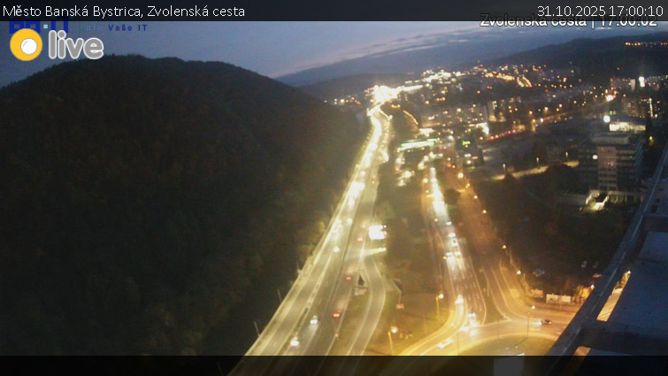 Město Banská Bystrica - Zvolenská cesta - 31.10.2025 v 17:00 Město Banská Bystrica - Zvolenská cesta - 31.10.2025 v 17:00