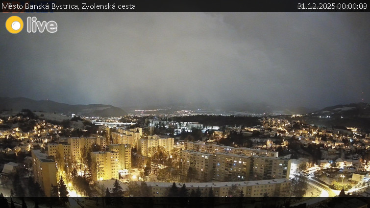 Město Banská Bystrica - Zvolenská cesta - 31.12.2025 v 00:00