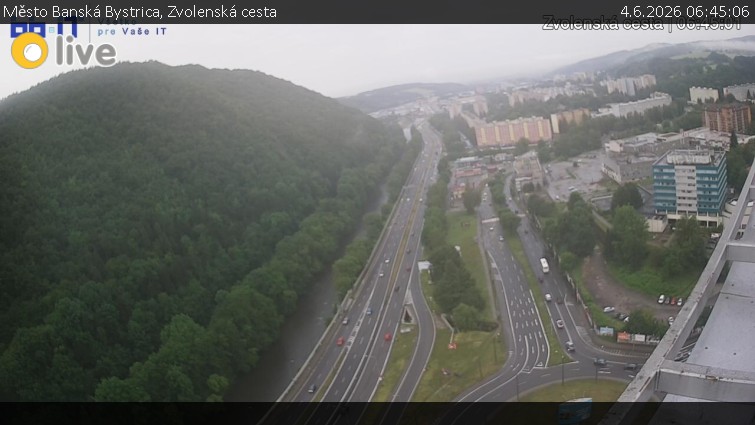 Město Banská Bystrica - Zvolenská cesta - 4.6.2026 v 06:45