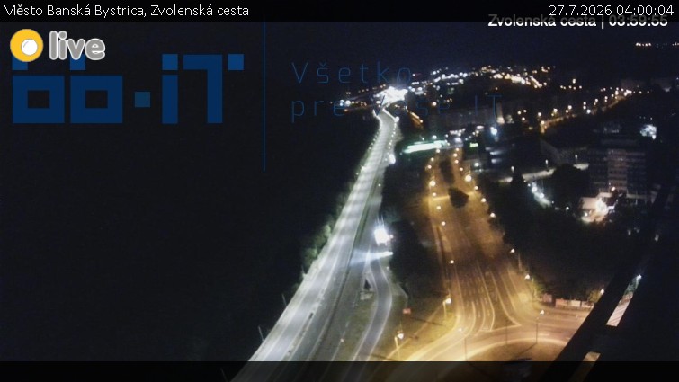Město Banská Bystrica - Zvolenská cesta - 27.7.2026 v 04:00