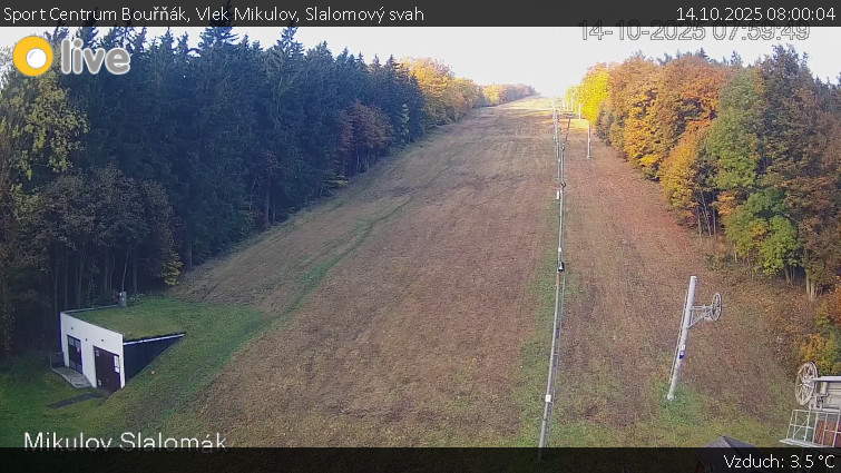Sport Centrum Bouřňák - Vlek Mikulov, Slalomový svah - 14.10.2025 v 08:00 Sport Centrum Bouřňák - Vlek Mikulov, Slalomový svah - 14.10.2025 v 08:00