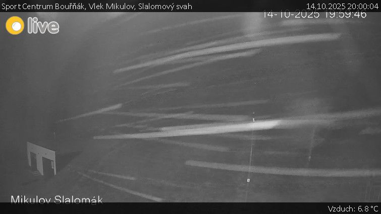Sport Centrum Bouřňák - Vlek Mikulov, Slalomový svah - 14.10.2025 v 20:00 Sport Centrum Bouřňák - Vlek Mikulov, Slalomový svah - 14.10.2025 v 20:00