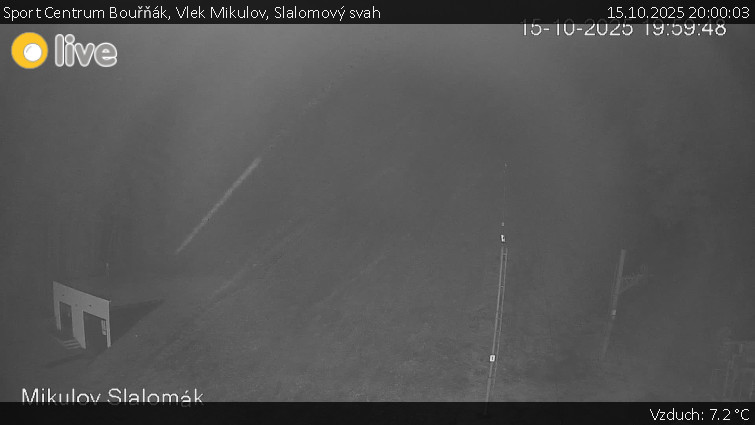 Sport Centrum Bouřňák - Vlek Mikulov, Slalomový svah - 15.10.2025 v 20:00